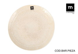 La Mediterranea Plato Llano Calobra Crema ø26.2cm