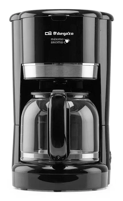Orbegozo CG 4027 N Cafetera de goteo eléctrica manual, de filtro, 1.5 L (15 tazas), color negro, con función anti goteo y apagado automático