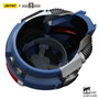 Joy Toy (CN) Warhammer 40,000: Space Marine 2 Réplica de casco de Lieutenant Titus Ultramarines