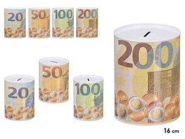PINCELLO Hucha Hojalata Billete Grande Surt 4