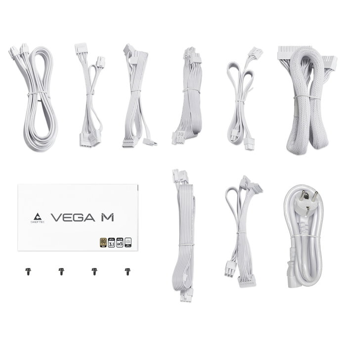 Chieftec Vega PPG-850-CW 850W White 80Plus Gold