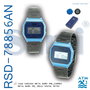 SAMI Reloj LCD Retro Azul IPBLUE / Negro IPB W - Cronómetro y Resistente al Agua