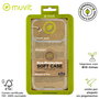 muvit for change funda compatible con Apple iPhone 17 Pro transparente