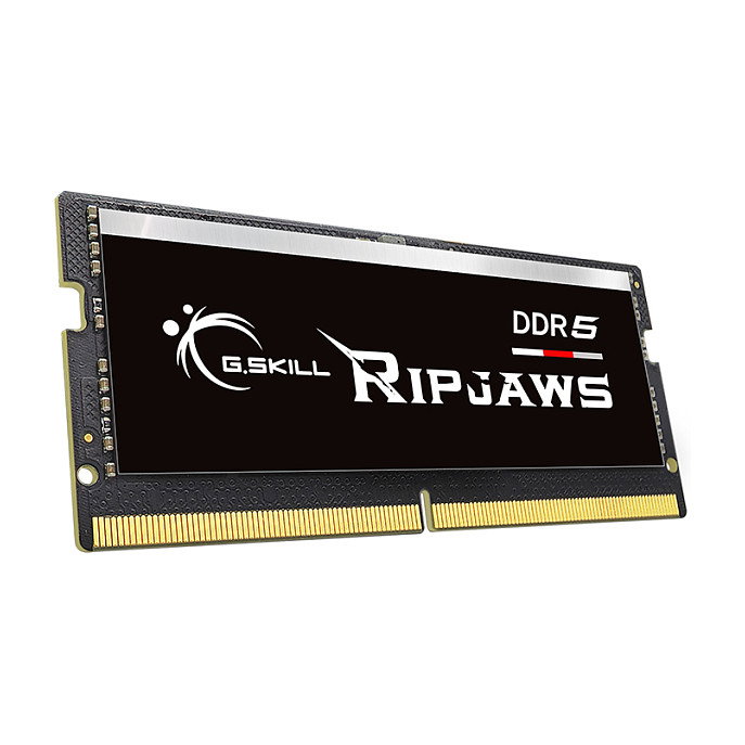 G.Skill Memoria RAM SO-DIMM DDR5 64GB (2x32GB) 5600MHz CL46 Ripjaws S F5-5600S4645A32GX2-RS para Portátil con Intel XMP 3.0 Negro