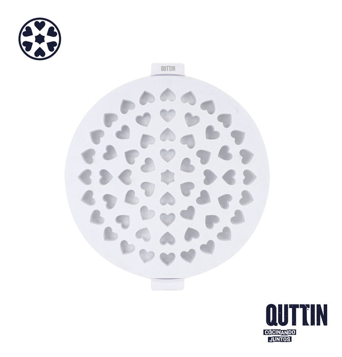 Quttin Cortador de Masa para Pastel Celosía Redondo 30.2 cm x 34 cm x 2 cm (6 Unidades)