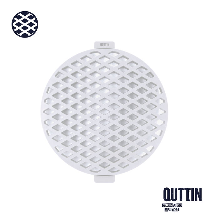 Quttin Cortador de Masa para Pastel Celosía Redondo 30.2 cm x 34 cm x 2 cm (6 Unidades)