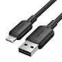 Vention Cable LAMBH USB A a Lightning de 2 m, Negro