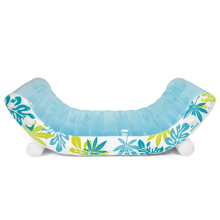 Colchoneta Hinchable Intex 224 x 165 x 150 cm (2 Unidades) Colchoneta Hinchable Intex 224 x 165 x 150 cm (2 Unidades)