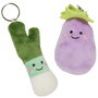 The Concept Factory Peluche Llavero Verdura Kawaii - Brócoli, Tomate, Zanahoria, Berenjena y más Modelos Surtidos