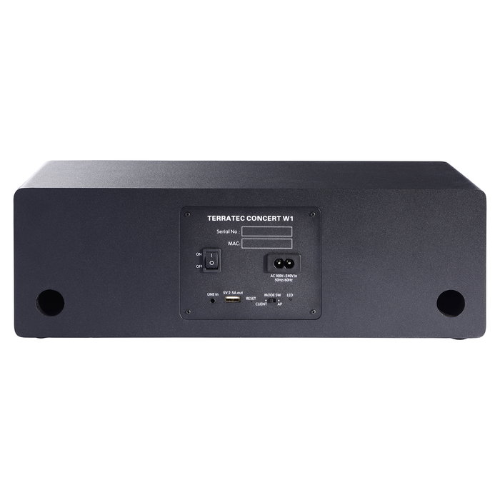 TerraTec Aktivbox CONCERT W1 Altavoces WiFi Negro