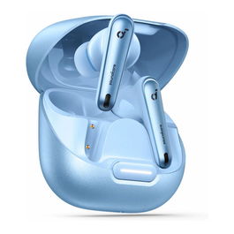 Anker Soundcore Liberty 4 NC Auriculares Inalámbricos True Wireless con Cancelación Activa de Ruido ANC 2.0, Sonido Hi-Res, IPX4, Batería 50h, Color Azul Claro