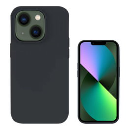 4smarts Funda Liquid Silicone Cupertino para iPhone 14, Negro