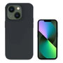 4smarts Funda Liquid Silicone Cupertino para iPhone 14, Negro