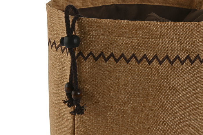 DKD Home Decor Bolsa de Algodón y Poliéster Natural para Cebollas