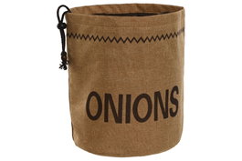 DKD Home Decor Bolsa de Algodón y Poliéster Natural para Cebollas