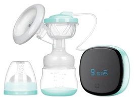 Extralink Smart Life R-38 Sacaleches Electrónico con Botella, Blanco-Azul