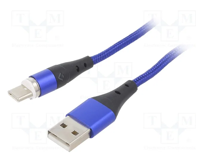 Akyga AK-USB-43 Cable Magnético USB tipo A a USB tipo C 2.0m Ver. 2.0 Akyga AK-USB-43 Cable Magnético USB tipo A a USB tipo C 2.0m Ver. 2.0