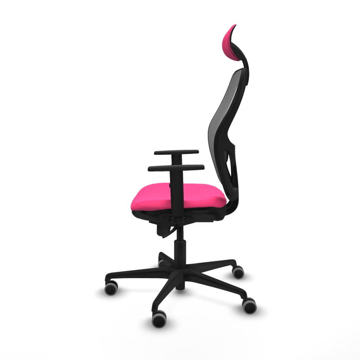 PIQUERAS Y CRESPO Silla de oficina Jorquera Rosa y Gris PIQUERAS Y CRESPO Silla de oficina Jorquera Rosa y Gris