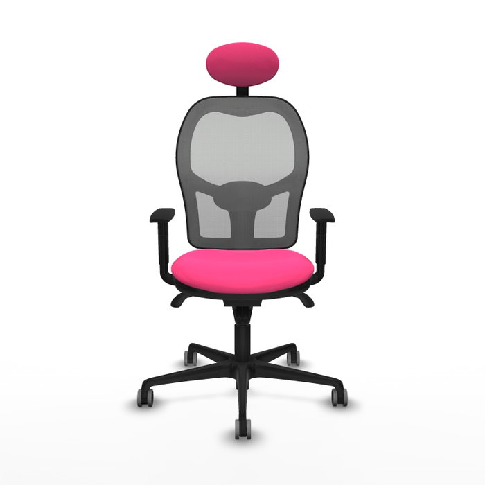 PIQUERAS Y CRESPO Silla de oficina Jorquera Rosa y Gris PIQUERAS Y CRESPO Silla de oficina Jorquera Rosa y Gris