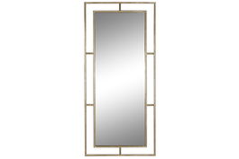 DKD Home Decor Espejo Moderno Dorado Hierro Cristal 5 x 208 x 96 cm