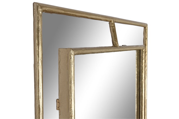 DKD Home Decor Espejo Moderno Dorado Hierro Cristal 5 x 208 x 96 cm