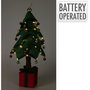 Basics Árbol de Navidad con LED Blanco Cálido a Pilas 70 cm