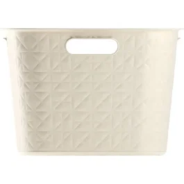Curver Cesto Ropa Sucia Softex AAAMB97771 45 L Plástico Reciclado Blanco Roto 59x39x27 cm