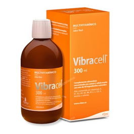 VITAE Vibracell 300Ml Complemento Alimenticio Multivitamínico con 40 Frutas y Verduras para el Rendimiento Diario