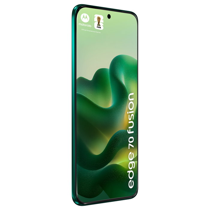 Motorola Edge 70 Fusion Smartphone 6.78" Extreme AMOLED 144Hz, Snapdragon 7s Gen 3, 8GB RAM 256GB, Cámara 50MP Sony LYTIA 710, 5200 mAh, 5G, Android 16.0, Color Verde Sport