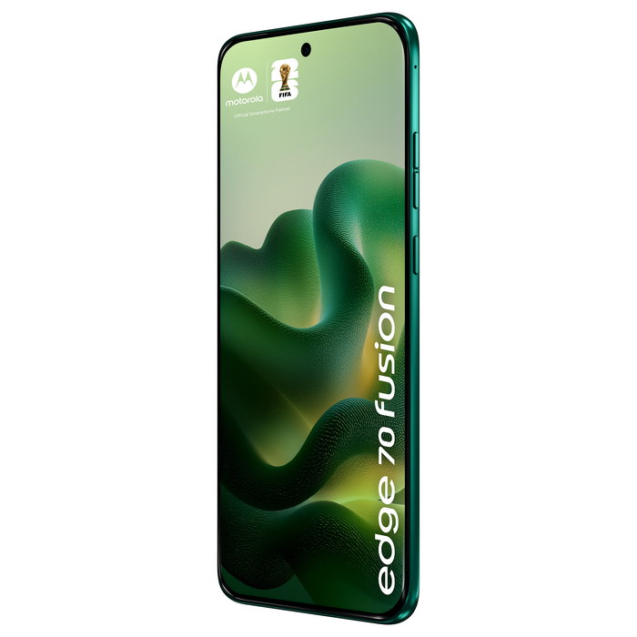 Motorola Edge 70 Fusion Smartphone 6.78" Extreme AMOLED 144Hz, Snapdragon 7s Gen 3, 8GB RAM 256GB, Cámara 50MP Sony LYTIA 710, 5200 mAh, 5G, Android 16.0, Color Verde Sport