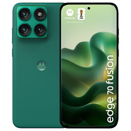Motorola Edge 70 Fusion Smartphone 6.78" Extreme AMOLED 144Hz, Snapdragon 7s Gen 3, 8GB RAM 256GB, Cámara 50MP Sony LYTIA 710, 5200 mAh, 5G, Android 16.0, Color Verde Sport