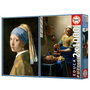 Educa Puzzle 2X1000 Joven De La Perla Y Lechera, Vermeer 20309 Pack Dos Puzzles 1000 Piezas Adultos