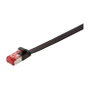 LogiLink Flachpatchkabel 2xRJ45 U/FTP Cat6A 15.0m negro