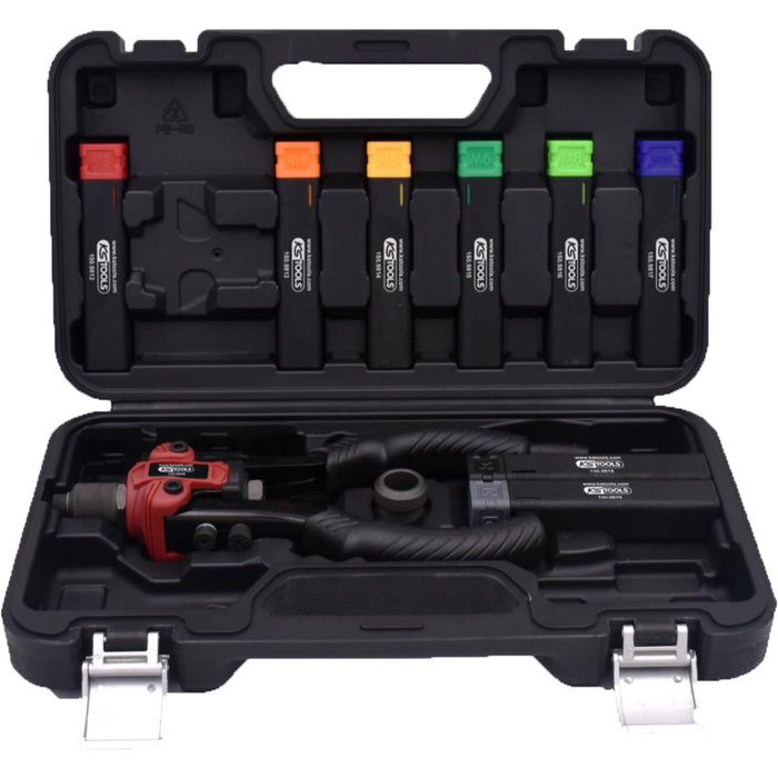 KS Tools Juego de alicates de remachar 3 en 1, 15 piezas KS Tools Juego de alicates de remachar 3 en 1, 15 piezas