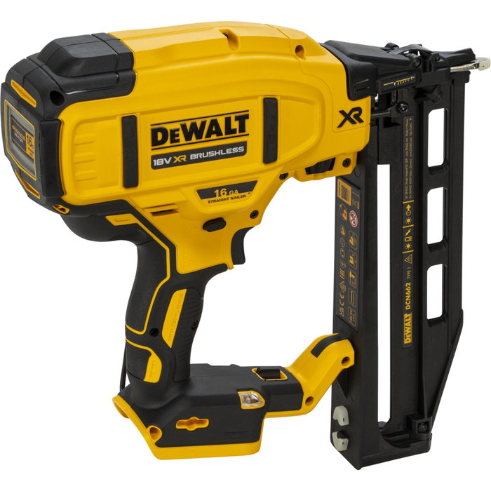 DeWalt DCN662NT-XJ Clavadora Inalámbrica de Acabados para Calibre 16