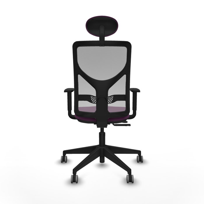 PIQUERAS Y CRESPO Silla de oficina Motilla Morado/Gris con mecanismo Sincro/Traslack PIQUERAS Y CRESPO Silla de oficina Motilla Morado/Gris con mecanismo Sincro/Traslack