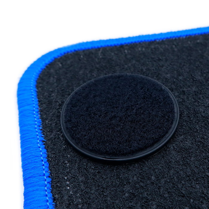 OCC Design Alfombrillas Coche 5 Piezas para BMW Serie 3 E92 Coupe 2006-2013, Ribete Azul, Ref OCCBW0028BL