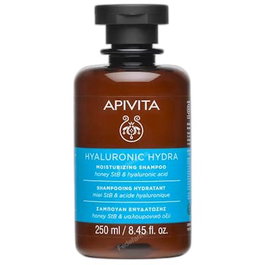 APIVITA Champú Hidratante con Ácido Hialurónico, Aloe y Miel 250 ml
