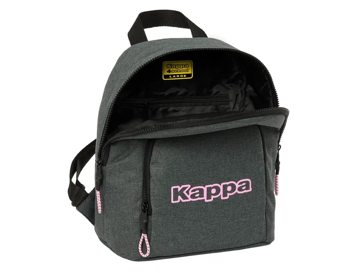 Safta Mini Mochila Kappa Silver Pink 25x30x13cm Safta Mini Mochila Kappa Silver Pink 25x30x13cm