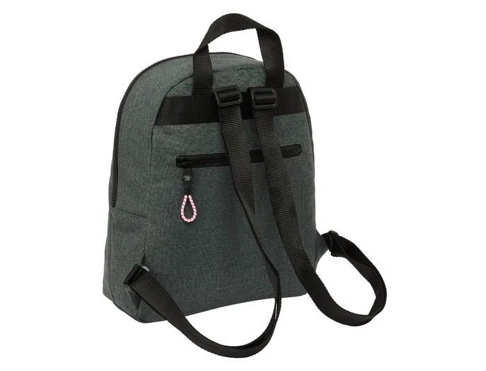 Safta Mini Mochila Kappa Silver Pink 25x30x13cm Safta Mini Mochila Kappa Silver Pink 25x30x13cm