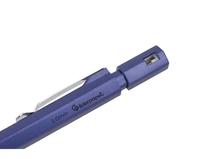 Liderpapel Portaminas Tech con clip y sacapuntas 2 mm 3 colores surtidos