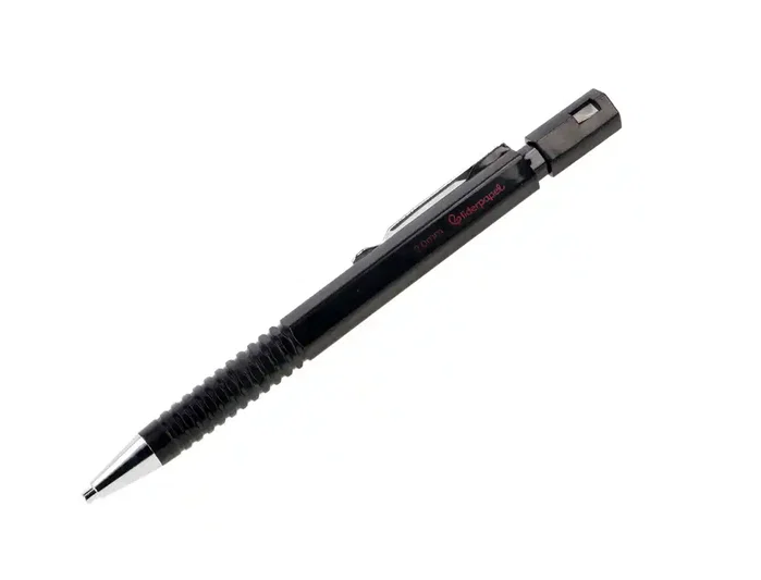 Liderpapel Portaminas Tech con clip y sacapuntas 2 mm 3 colores surtidos