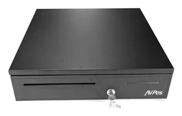 Avpos Cash-U280 Cajón de Efectivo Automático Negro