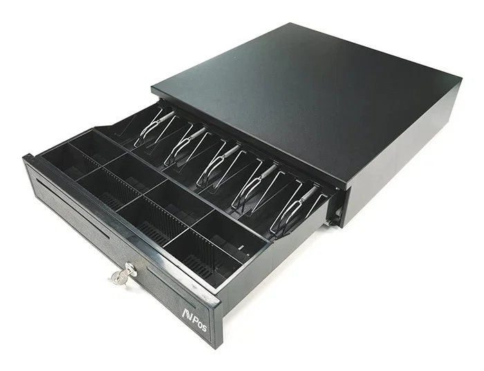 Avpos Cash-U280 Cajón de Efectivo Automático Negro