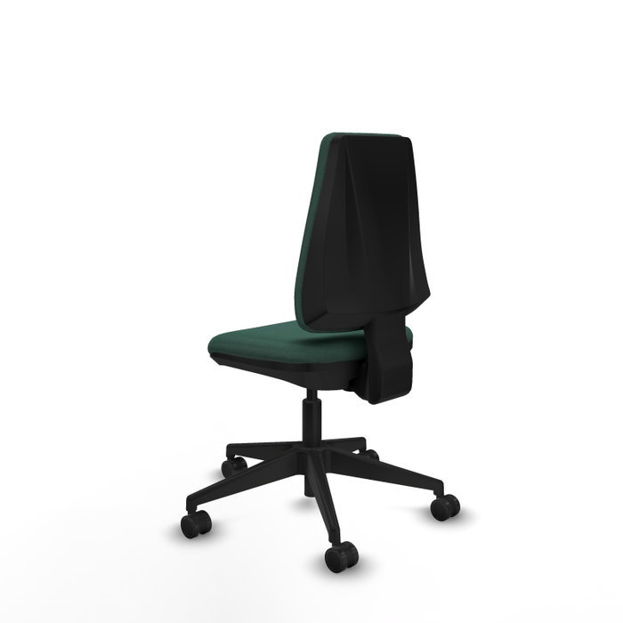 PIQUERAS Y CRESPO Silla de oficina Elche Verde botella sin brazos PIQUERAS Y CRESPO Silla de oficina Elche Verde botella sin brazos