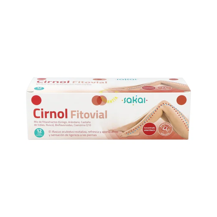 SAKAI Fitovial Cirnol - Viales Nutricionales para el Cuidado Personal, 12 Viales, Suplemento Dietético SAKAI Fitovial Cirnol - Viales Nutricionales para el Cuidado Personal, 12 Viales, Suplemento Dietético