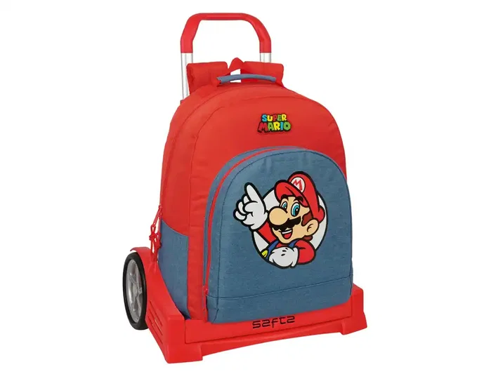 Safta Mochila Modelo 305 con Carro Super Mario