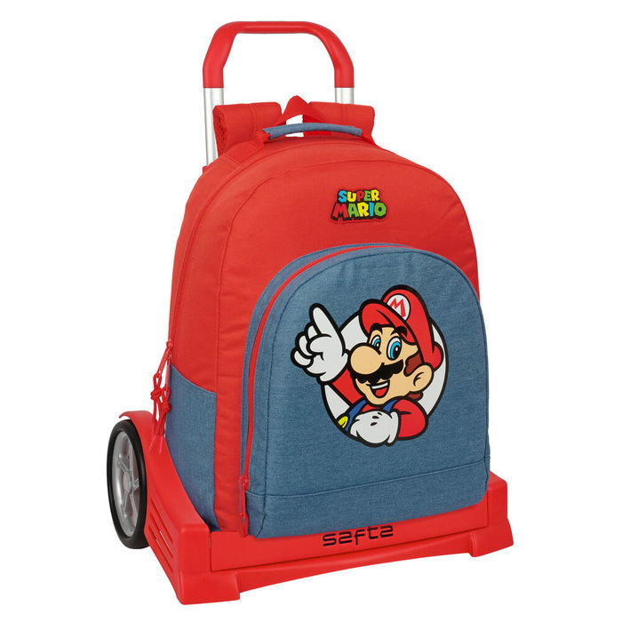 Safta Mochila Modelo 305 con Carro Super Mario