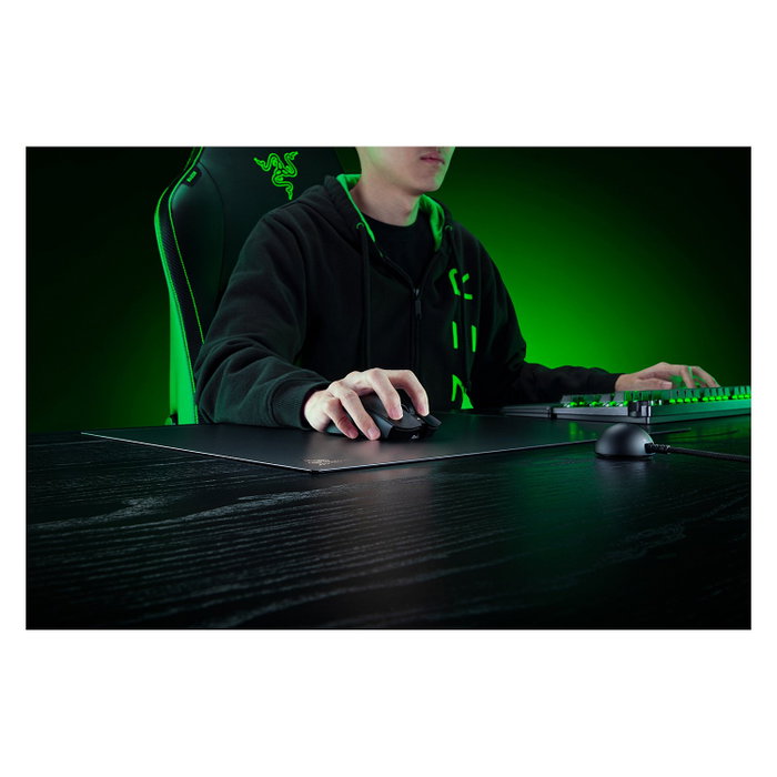 Razer Atlas Pro Alfombrilla Gaming Negra de Vidrio Templado
