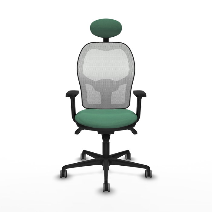 PIQUERAS Y CRESPO Silla de oficina Jorquera Verde esmeralda y Blanco PIQUERAS Y CRESPO Silla de oficina Jorquera Verde esmeralda y Blanco